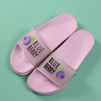 2020 Summer Slippers Shoes Women cute Fruit Jelly Color Transparent open Toe Flip Flops Clear Outdoor Beach Slides Sandals